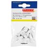 Gardina Donauklammern weiß für 16 mm Stangen, 6 Stück