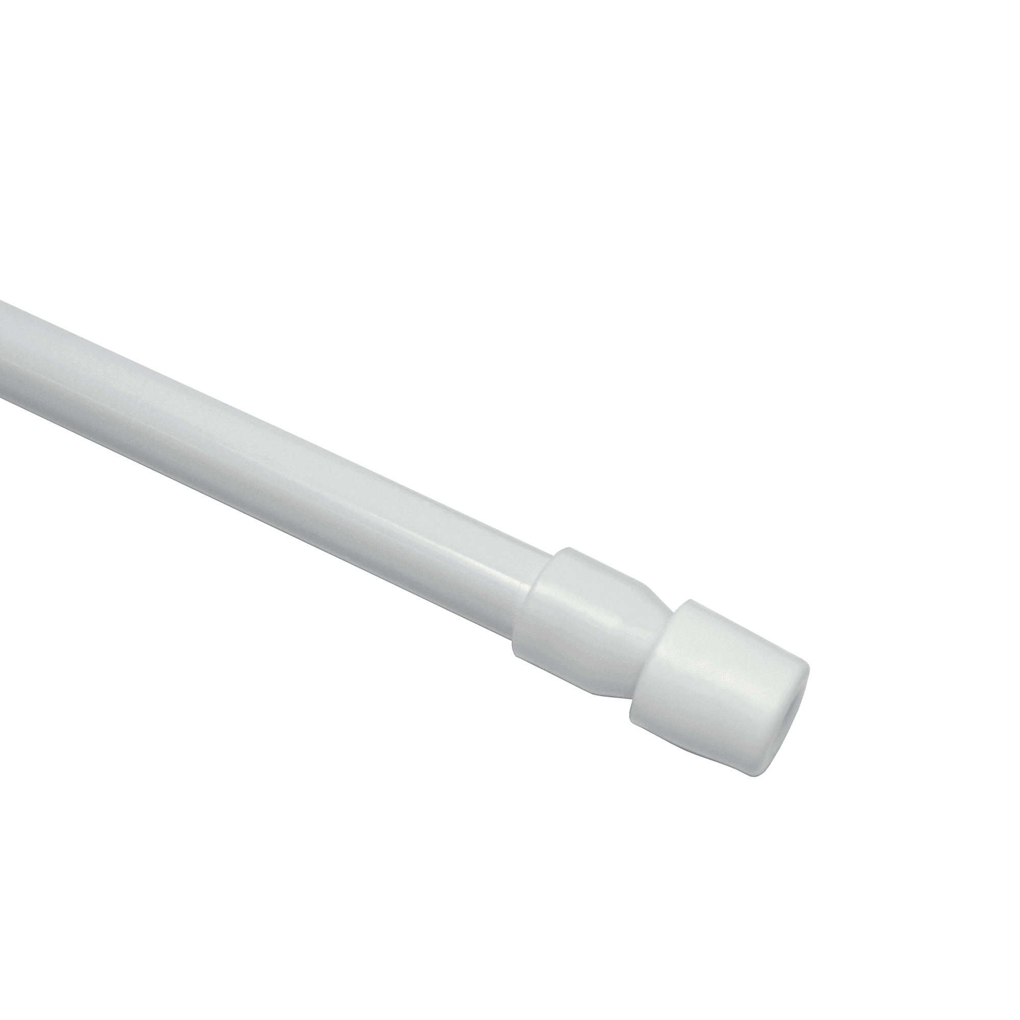 Gardinenstange zum / 9 cm mm Klemmen - 80 weiß 90