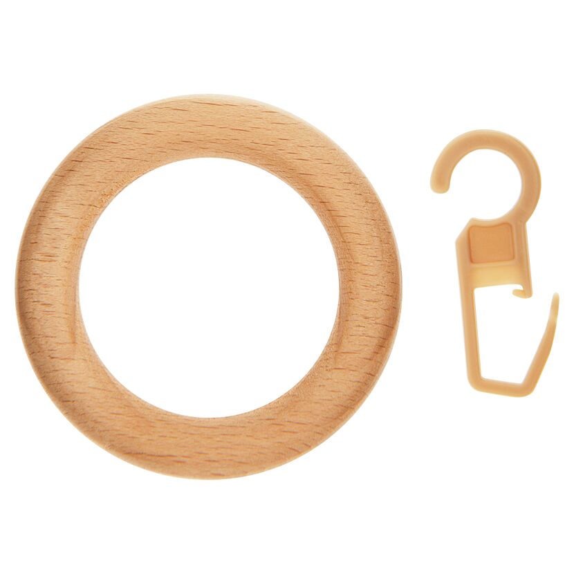 Holzring mit Haken