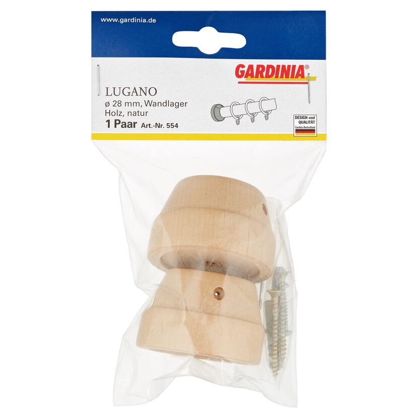 Gardina Lugano Wandlager aus Holz, natur