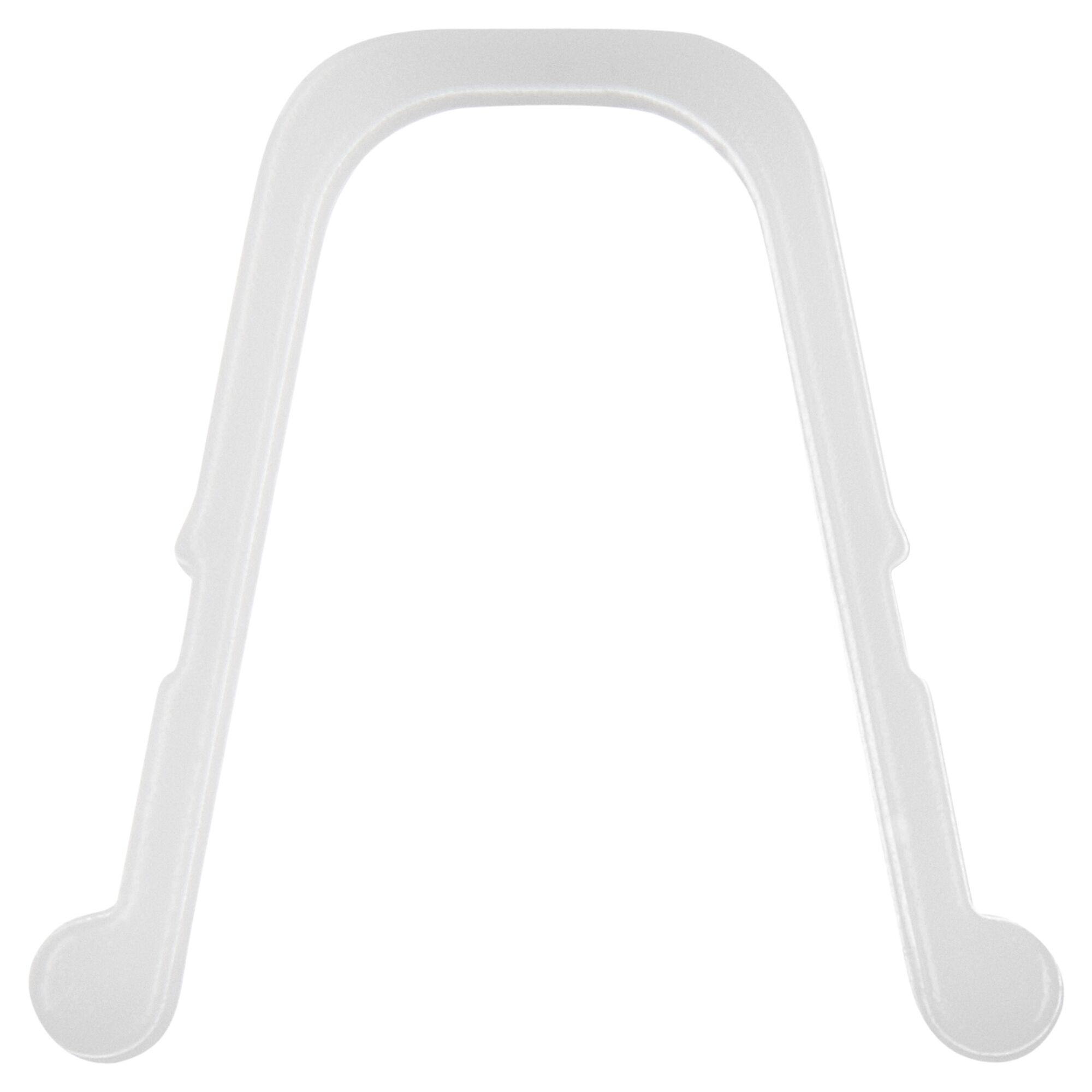 Weißer Feststeller aus Kunststoff