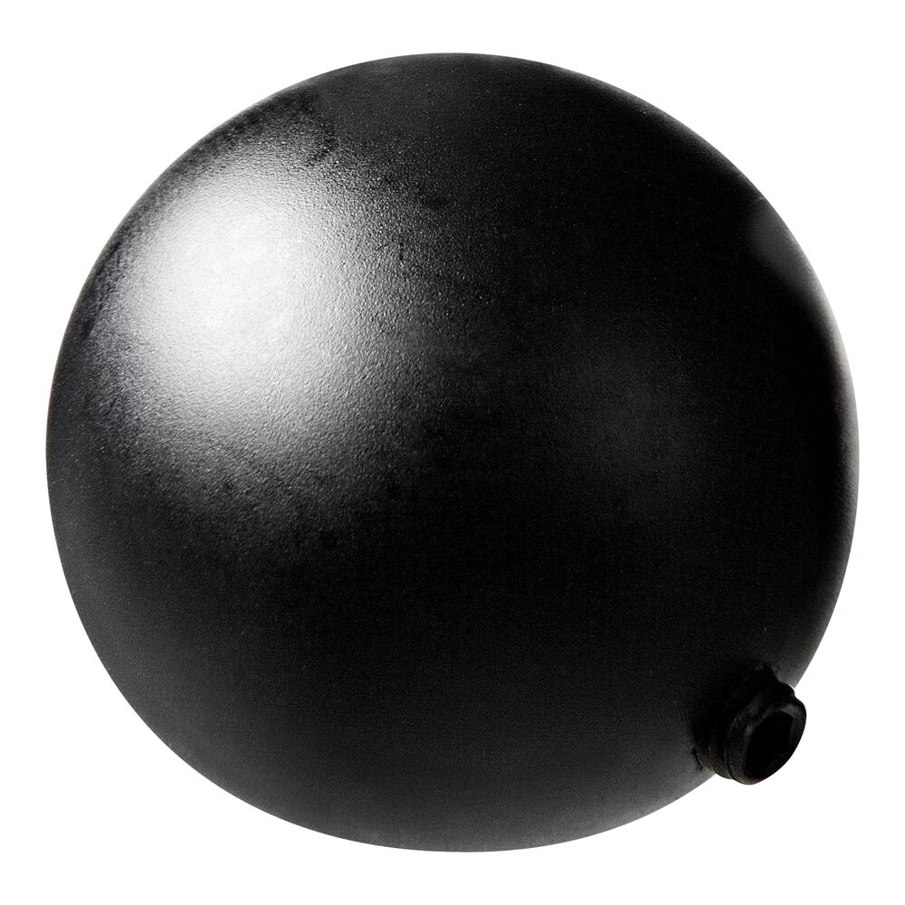 Schwarzer Endknopf Memphis