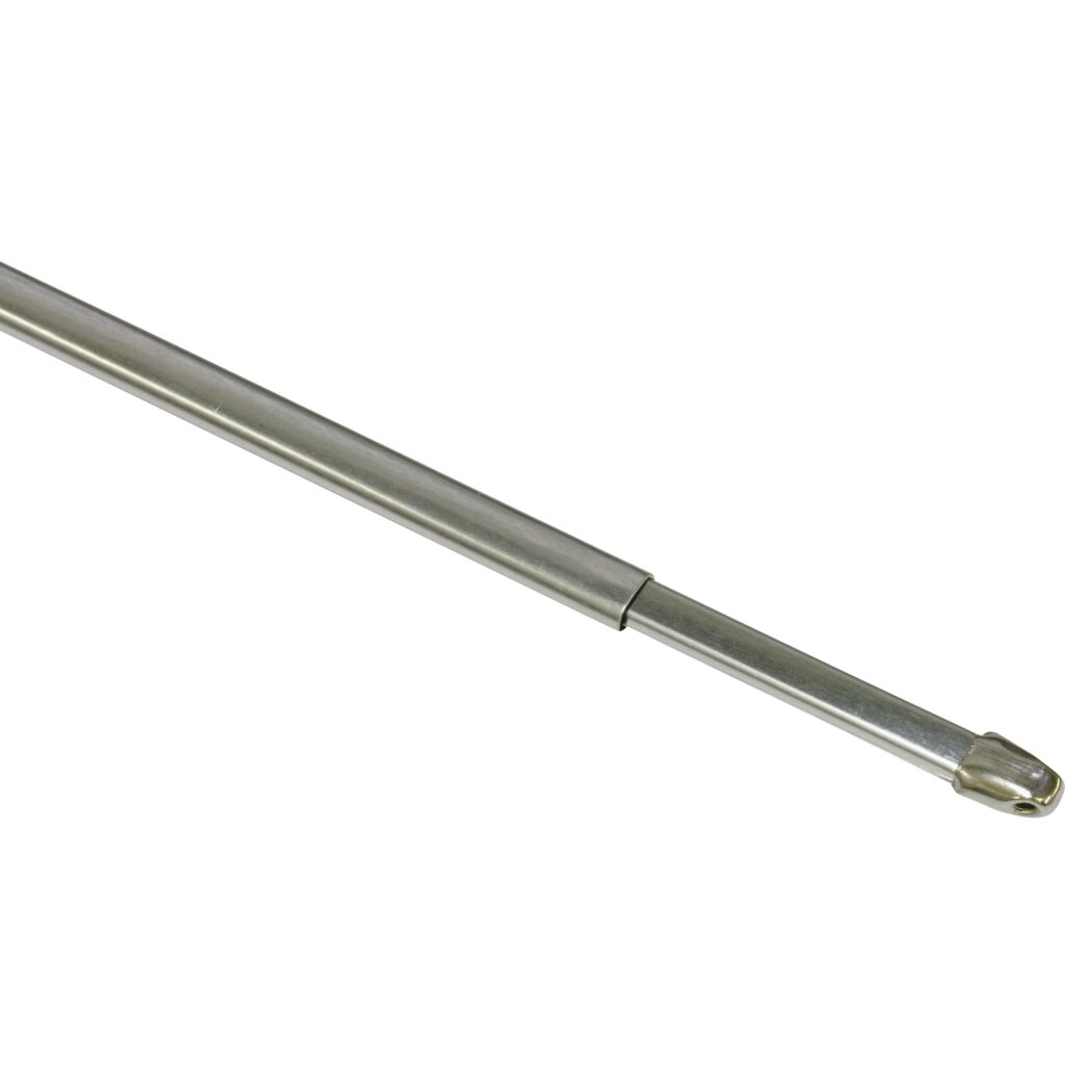 Ausziehbare Vitragestange, chrom