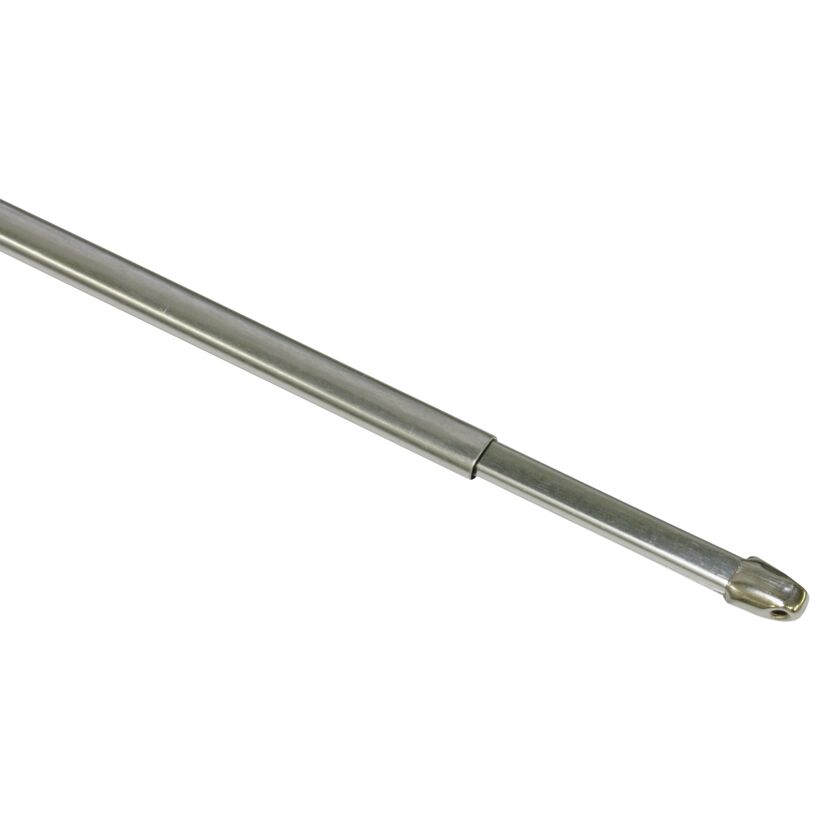Ausziehbare Vitragestange, chrom
