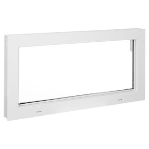Kippfenster weiß 1-flügelig 80 x 40 cm