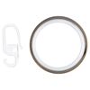 Gardinenringe und -haken aus Kunststoff und Metall