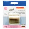 Gardina Windsor Ringe mit Faltenlegehaken, Metall, bronze