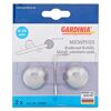 Gardina Memphis Endknopf Kugel Edelstahl Optik mit Inox Imbusschlüssel