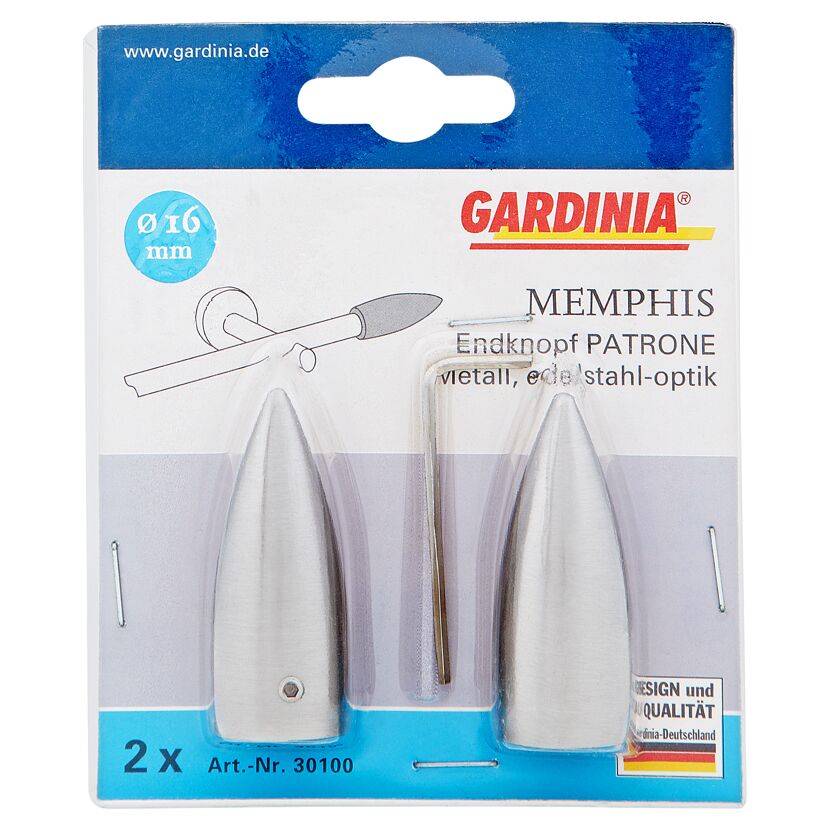 Gardina Memphis Endknopf Patrone, 2 Stück