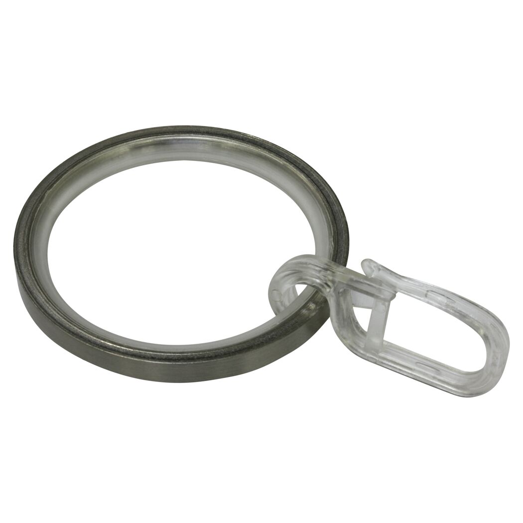Gardinenringe aus Edelstahl mit Haken