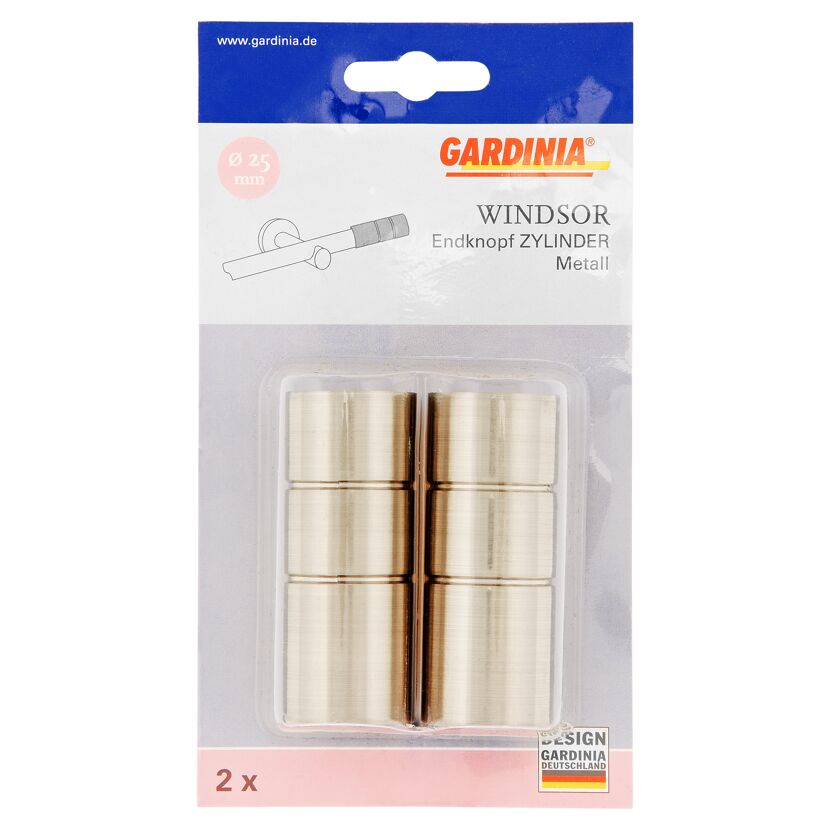 Gardina Windsor Endknopf Zylinder Metall
