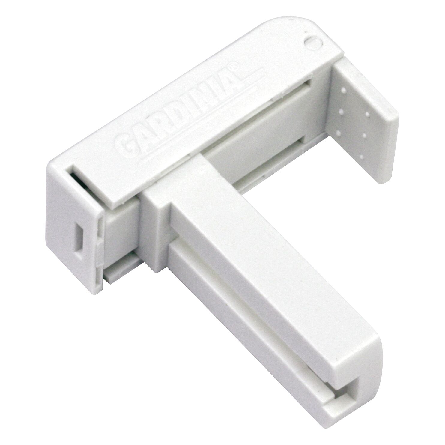 Gardinia Klemmträger KS weiß für Fenstermontage