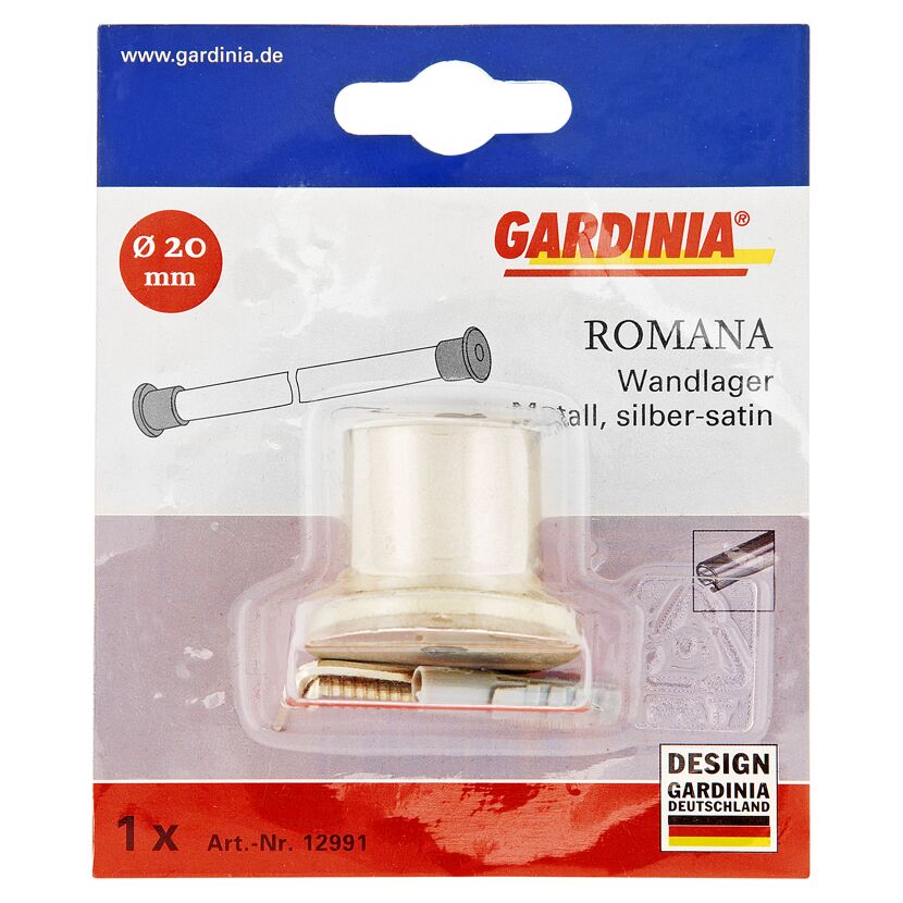 Gardina Romana Wandlager silber-satin