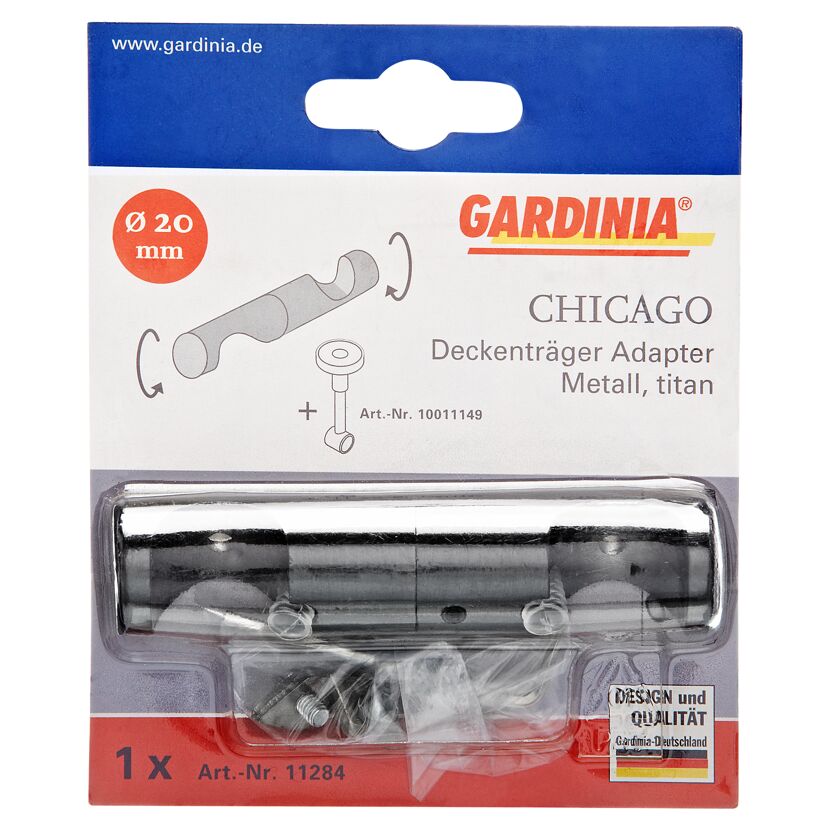 Gardina Chicago Deckenträger Adapter Metall Titan