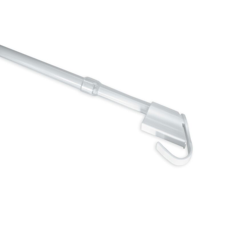 Weiße Klemmvitrage