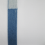 Verkleinertes Bild von Bistrogardine mit Schlaufen "Calypso" blau-grau