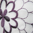 Verkleinertes Bild von Bistrogardine "Javine Floral" violett