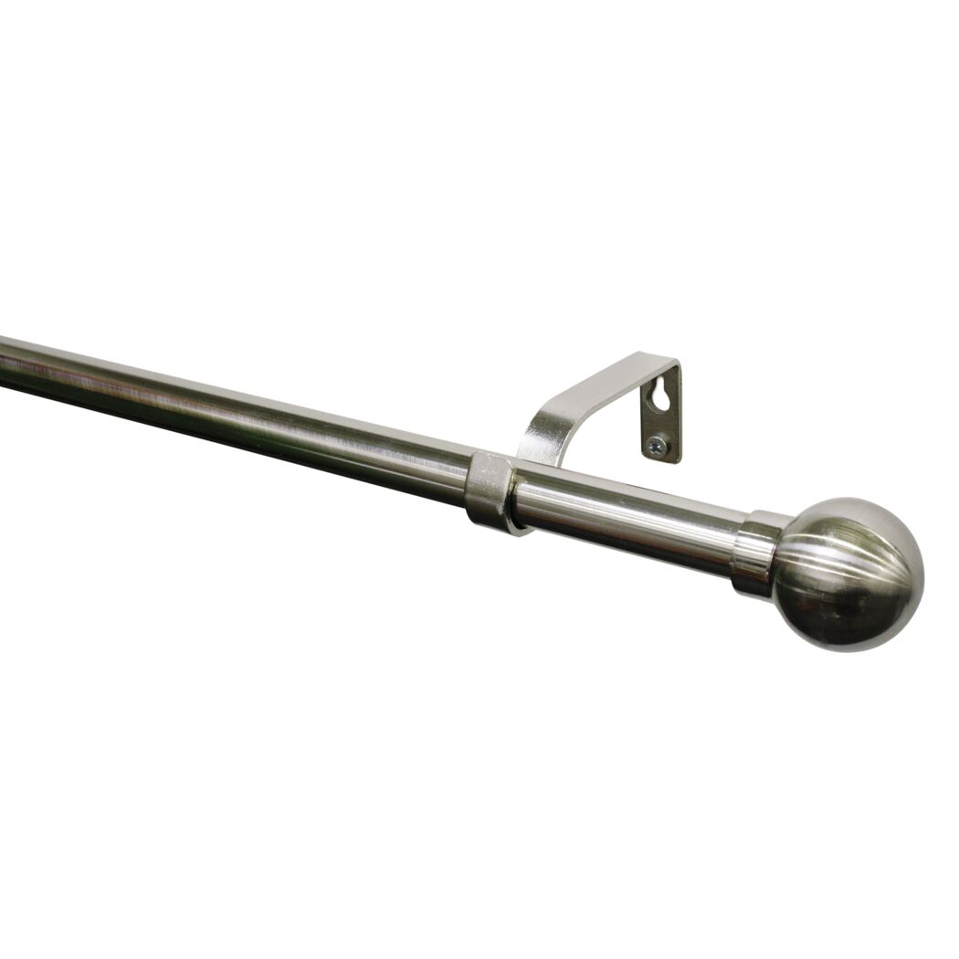 Metallgardinenstange mit Kugelende.