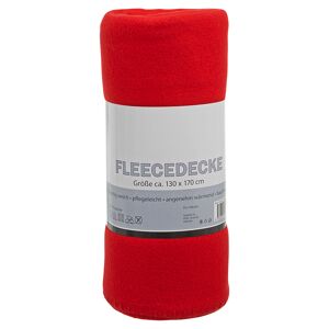 Fleecedecke rot