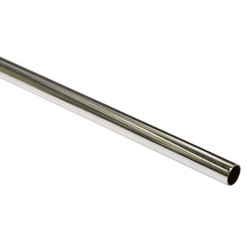 Metallstange, chromfarben, 120 cm