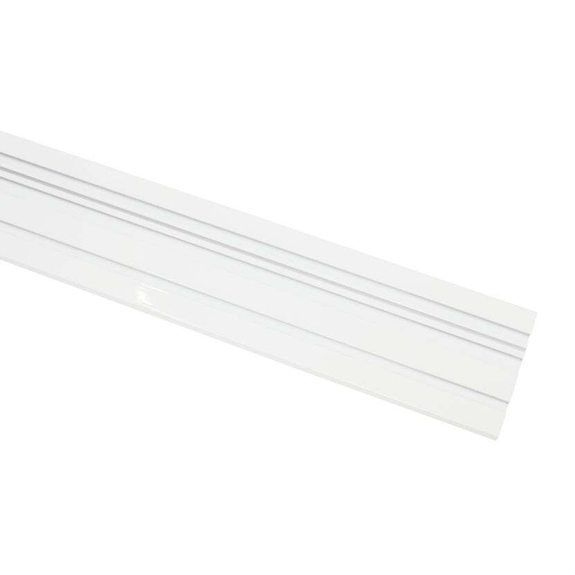 Weiße Alu-Schiene, 3-läufig