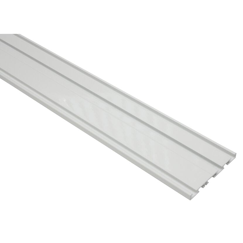 Weiße Alu-Schiene, 3-läufig