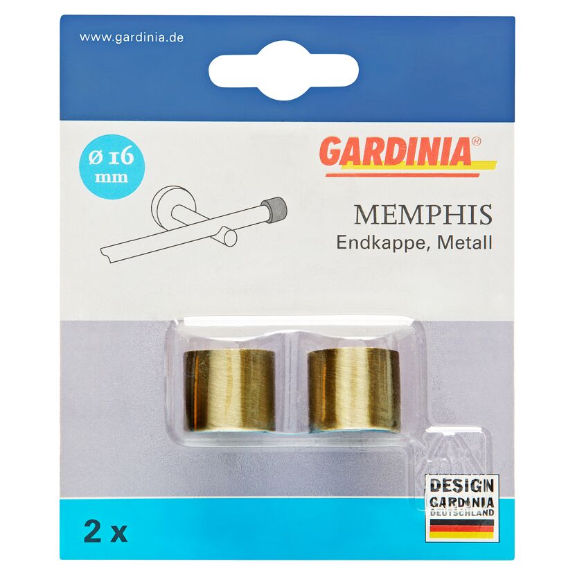 Gardina Memphis Endkappe, Metall, 2 Stück