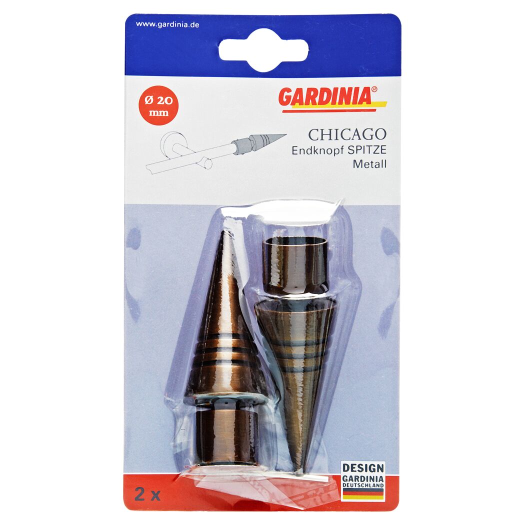 Gardina Chicago Endknopf Spitze Metall