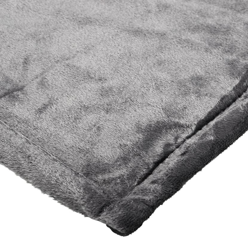 Wohndecke "Teddyfleece" 150 x 200 cm grau