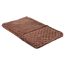 Braune Wohndecke mit Rautenmuster