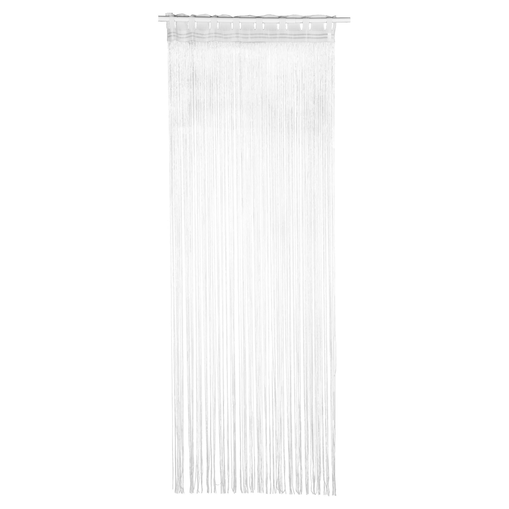 Cremefarbener Fadenvorhang