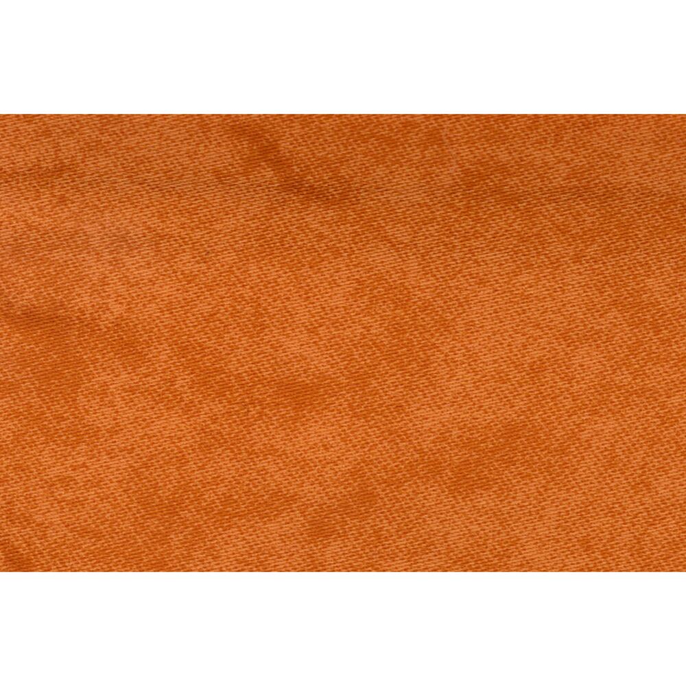 Nahaufnahme des orangen Dekostoff Opus