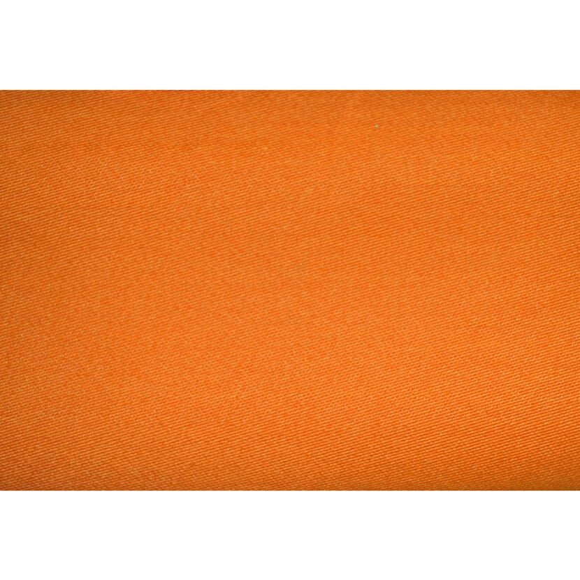 Orangefarbener Dekostoff