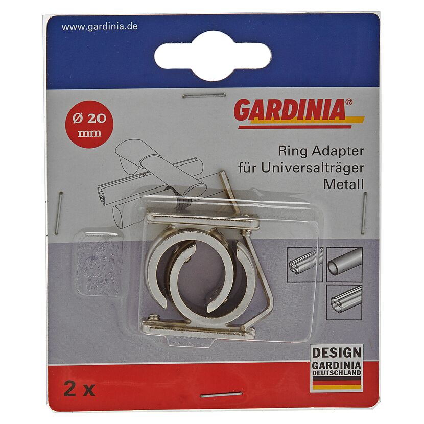 Gardina Ring Adapter für Universalträger, Metall, 2 Stück