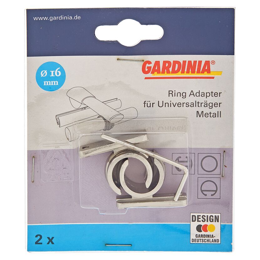 Gardina Ring Adapter für Universalträger, Metall, 2 Stück