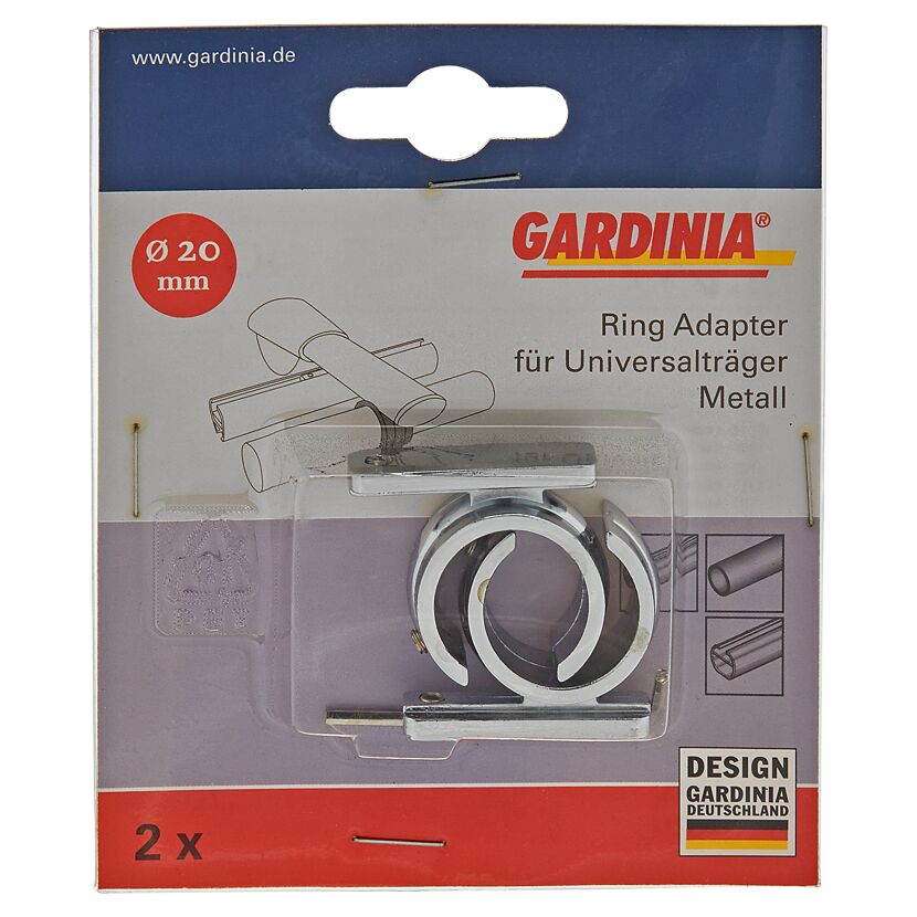Gardina Ring Adapter für Universalträger, Metall, 2 Stück