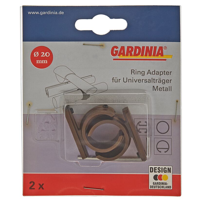 Gardina Ring Adapter für Universalträger, Metall, 2 Stück