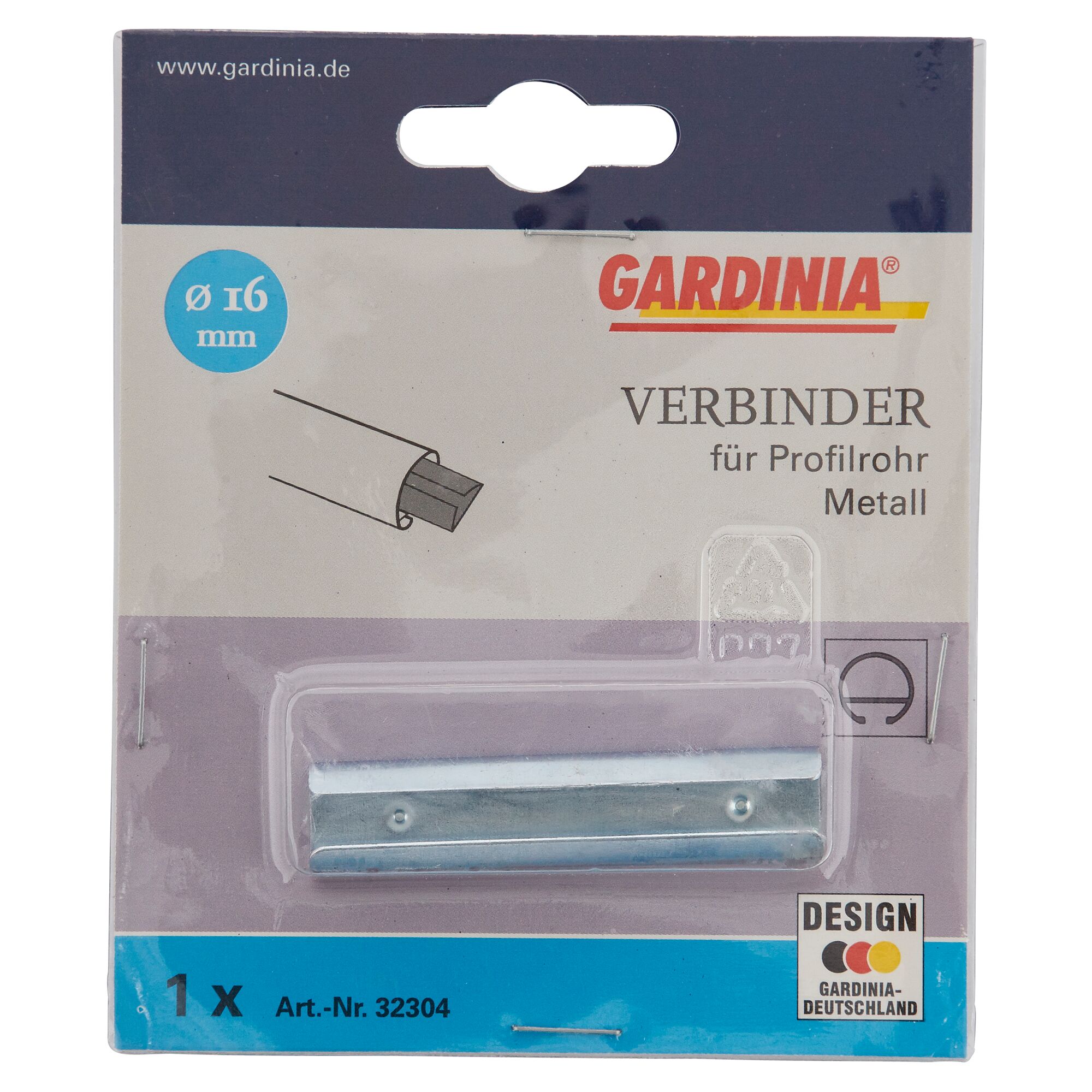 Gardina Verbinder für Profilrohr aus Metall