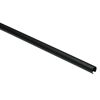 Schwarze Kleiderstange 16 mm Durchmesser, 160 cm Länge
