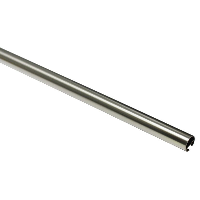 Metallstange in Edelstahl-Optik