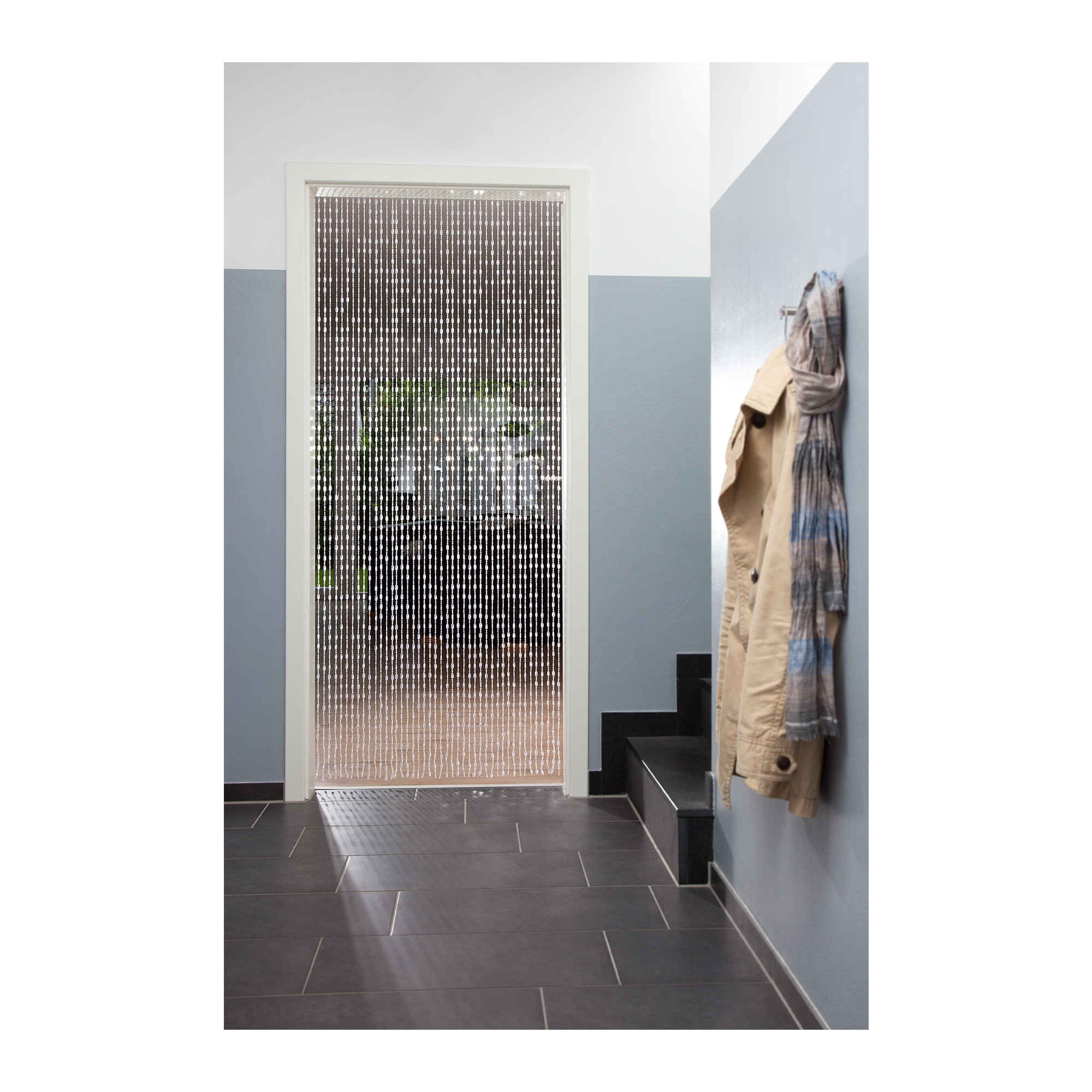 Deko-Vorhang 'Kristal' transparent 200 x 90 cm mit Aufhängeleiste + product picture