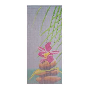 Deko-Vorhang 'Stone' Blumenoptik 200 x 90 cm mit Aufhängeleiste