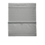 Raffrollo 'EasyFix' magnetisch grau 70 x 140 cm