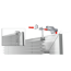 EasyFix Plissee schiefer 95 x 130 cm