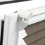 Plissee 'EasyFix' taupe 65 x 130 cm