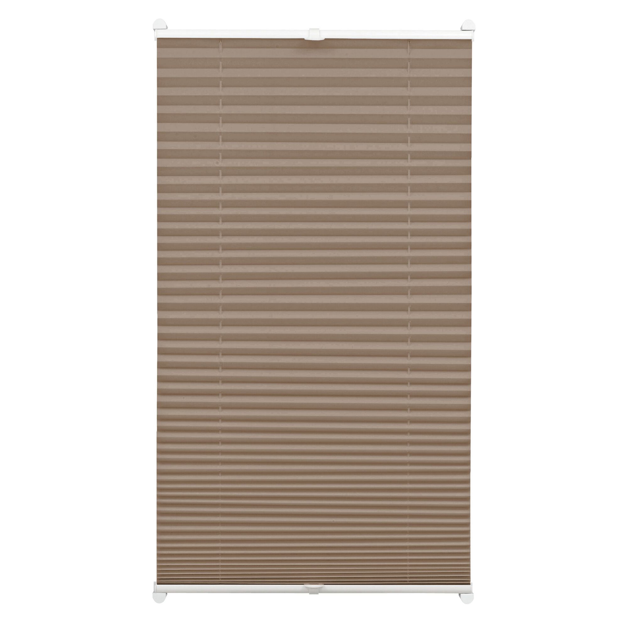 Plissee taupe