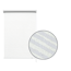 Verkleinertes Bild von Seitenzug-Rollo 'Thermo energiesparend' Streifen weiß 142 x 180 cm