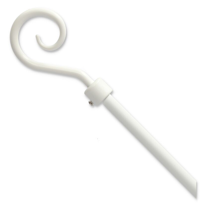Stilgarnitur 'Kringel' weiß 120-240 cm
