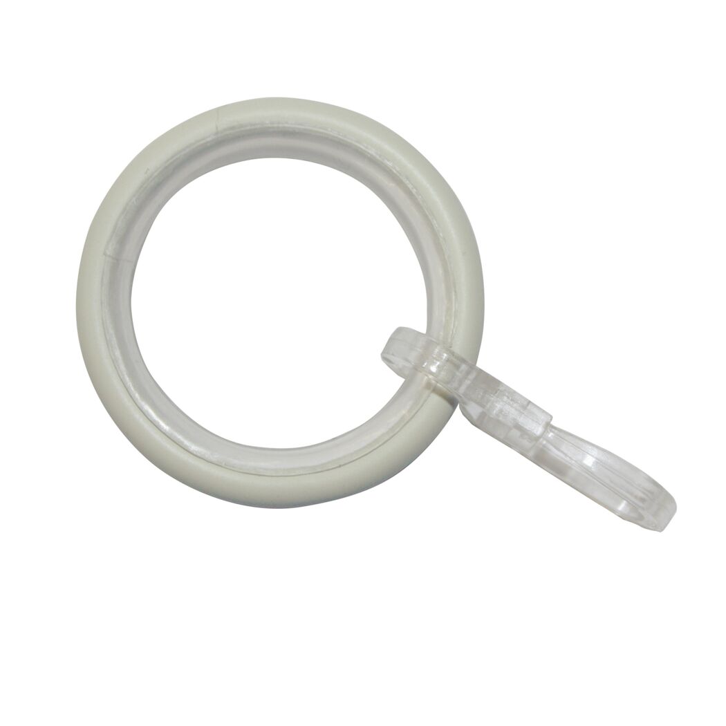 Gardinenring aus Kunststoff, ivory