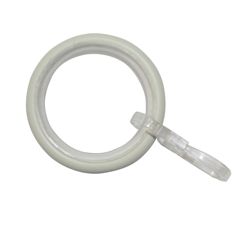 Gardinenring aus Kunststoff, ivory